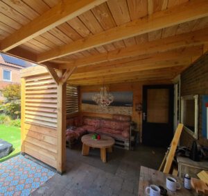 houten veranda